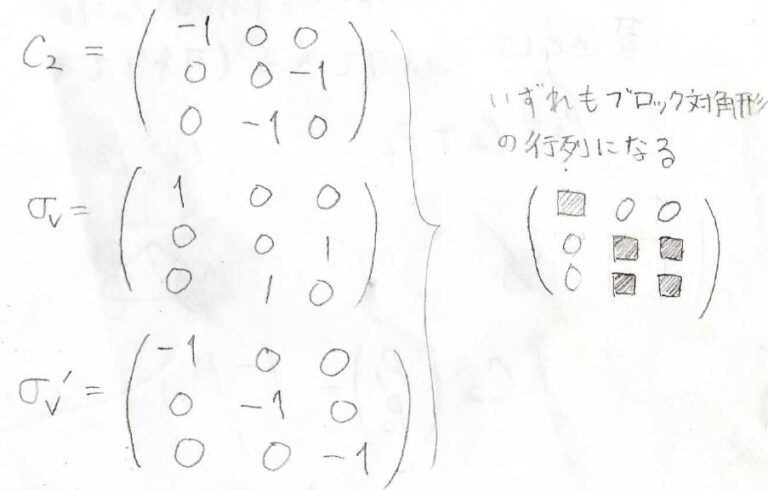 【大学の無機化学】群論における指標表の意味(対称操作の行列表現、指標、対称種など)について、わかりやすく解説！ – ばけライフ